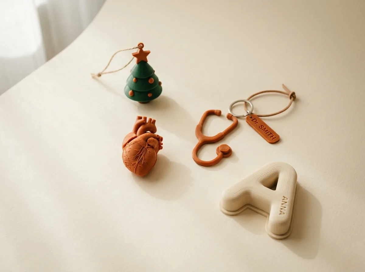 Regalos personalizados impresos en 3D